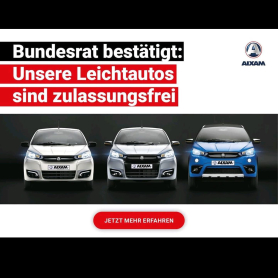 Unsere Leichtautos sind zulassungsfrei!